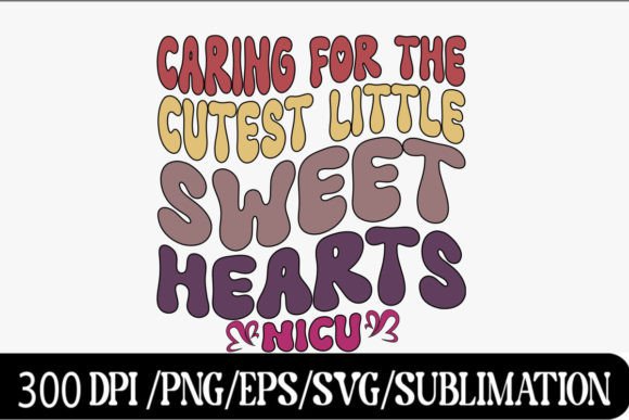 NICU Nurse Valentine SVG: Retro Graphics for T-Shirt Designs