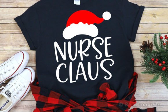 Nurse Claus Svg: Graphics & Print Templates