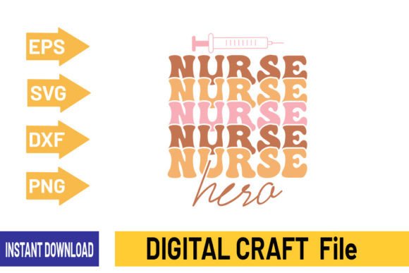 Nurse Hero Graphics for T-Shirt Designs