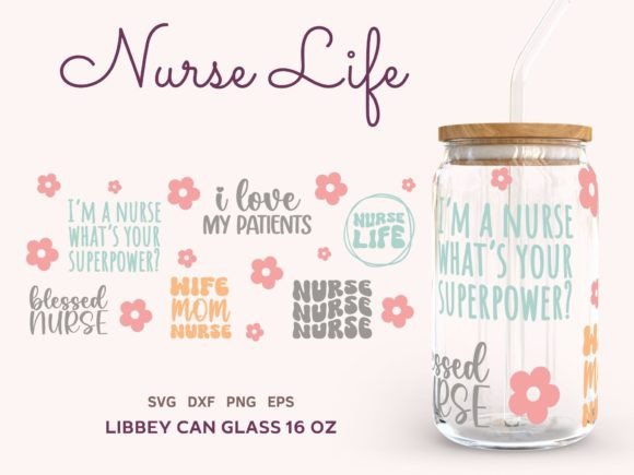 Nurse Life Graphics: 16oz Can Design Review
