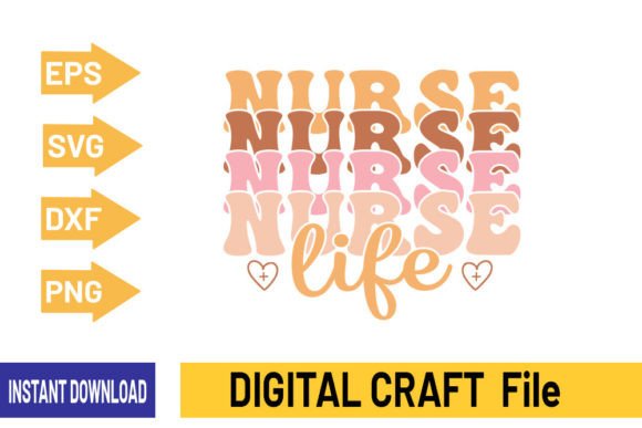 Nurse Life-SVG Design for Graphics and T-Shirt Designs