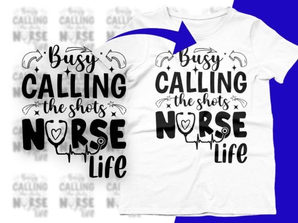 Nurse Life SVG for T-Shirt Designs & Graphics