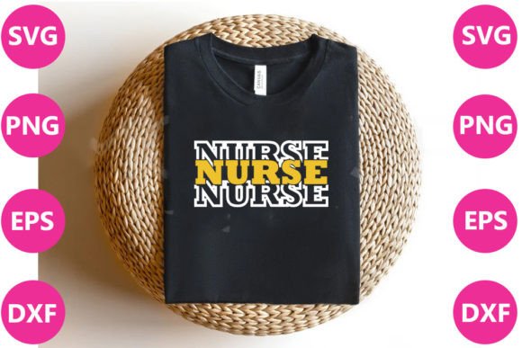 NURSE- Nurse Retro Svg: Graphics for T-Shirt Designs