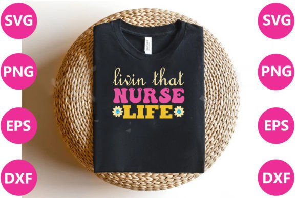 Nurse Retro SVG: Graphics for T-Shirt Designs
