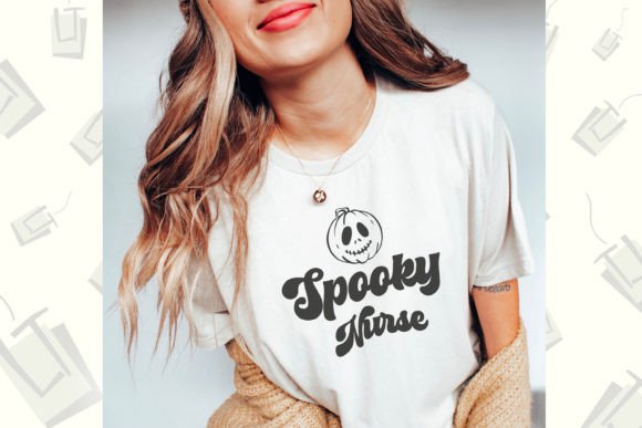 Spooky Nurse Halloween SVG: Graphics & Print Templates