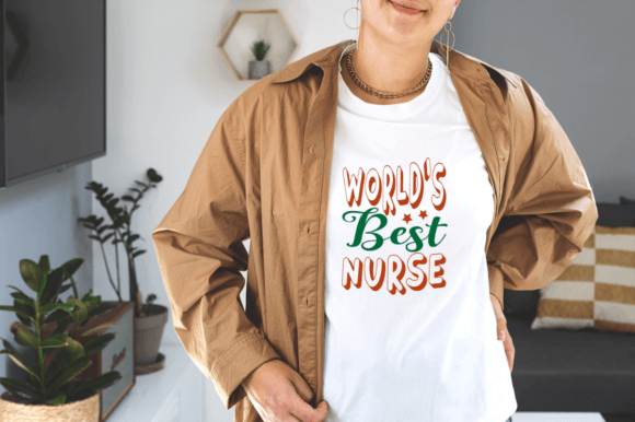 World's Best Nurse SVG: Graphics for T-Shirt Designs
